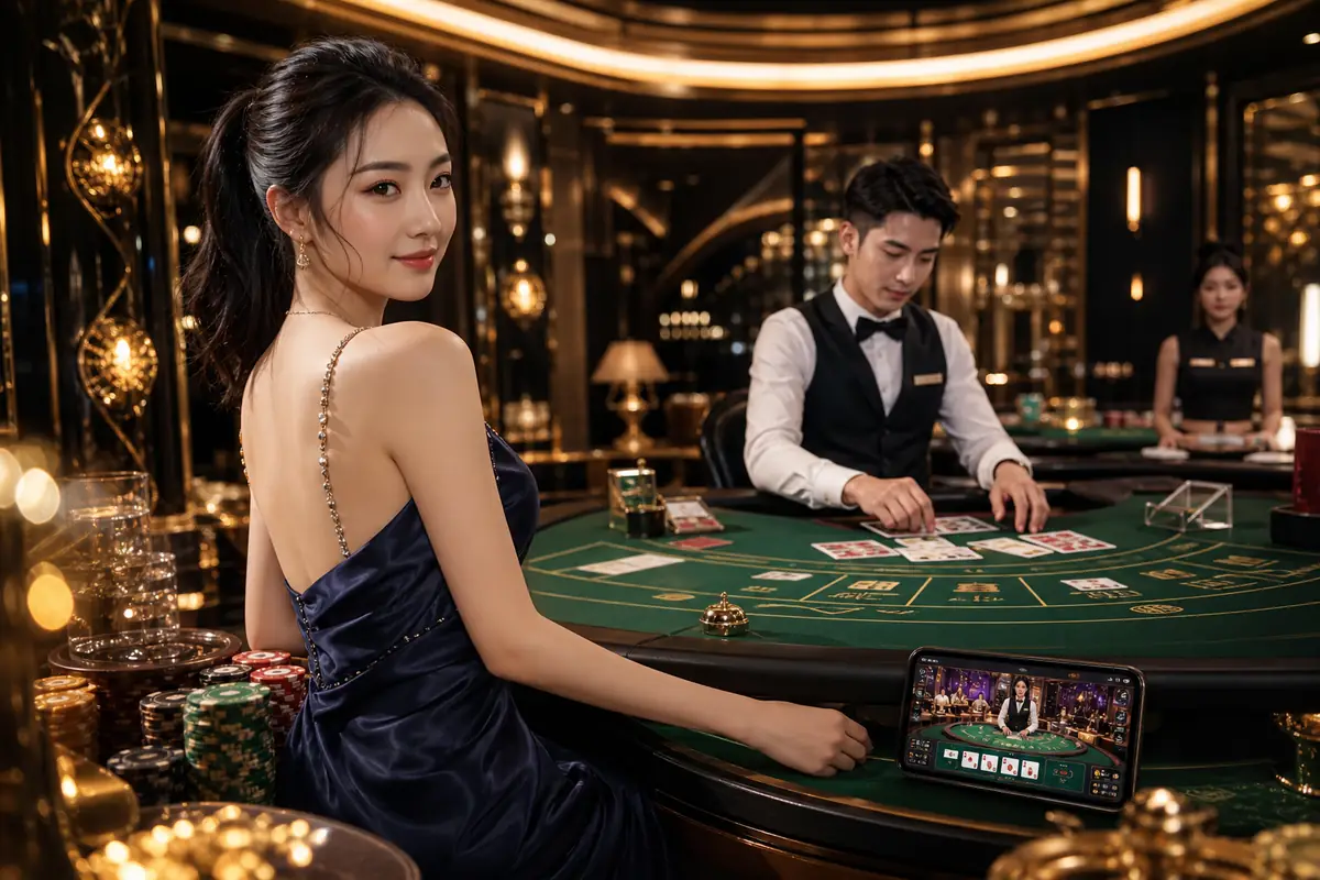 evo8888 live casino baccarat dealer nyata